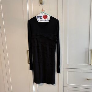 Diane Von Furstenberg ruffled long sleeve dress